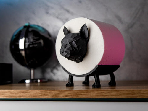 French Bulldog Toilet Paper Holder | Dog Bathroom Decor | Frenchie Toilet Paper Stand