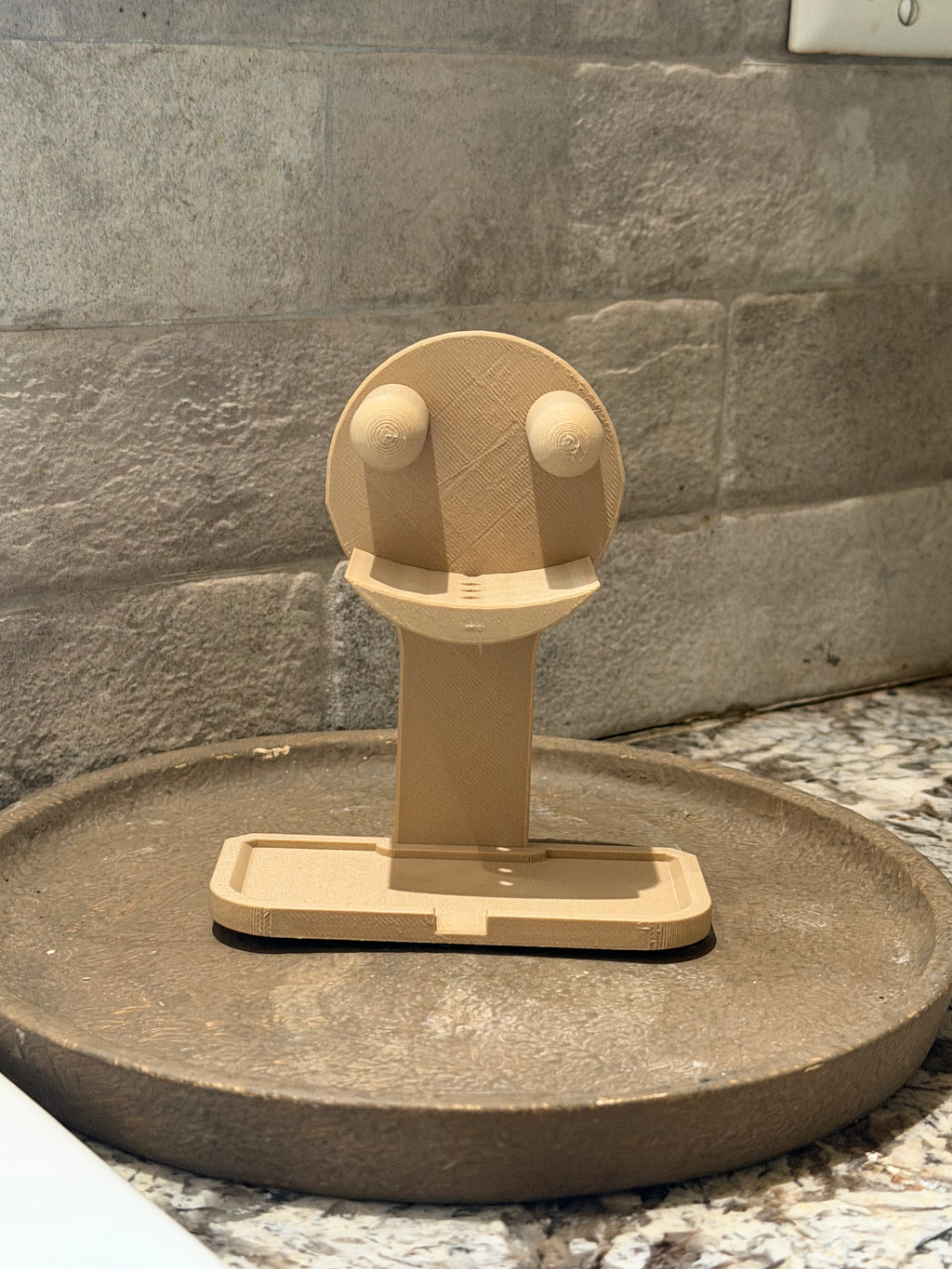 Scrub Daddy Sponge Holder – Minimalist Sink Organizer – 3D Printed Kitchen Accessory – Funny & Functional Gift