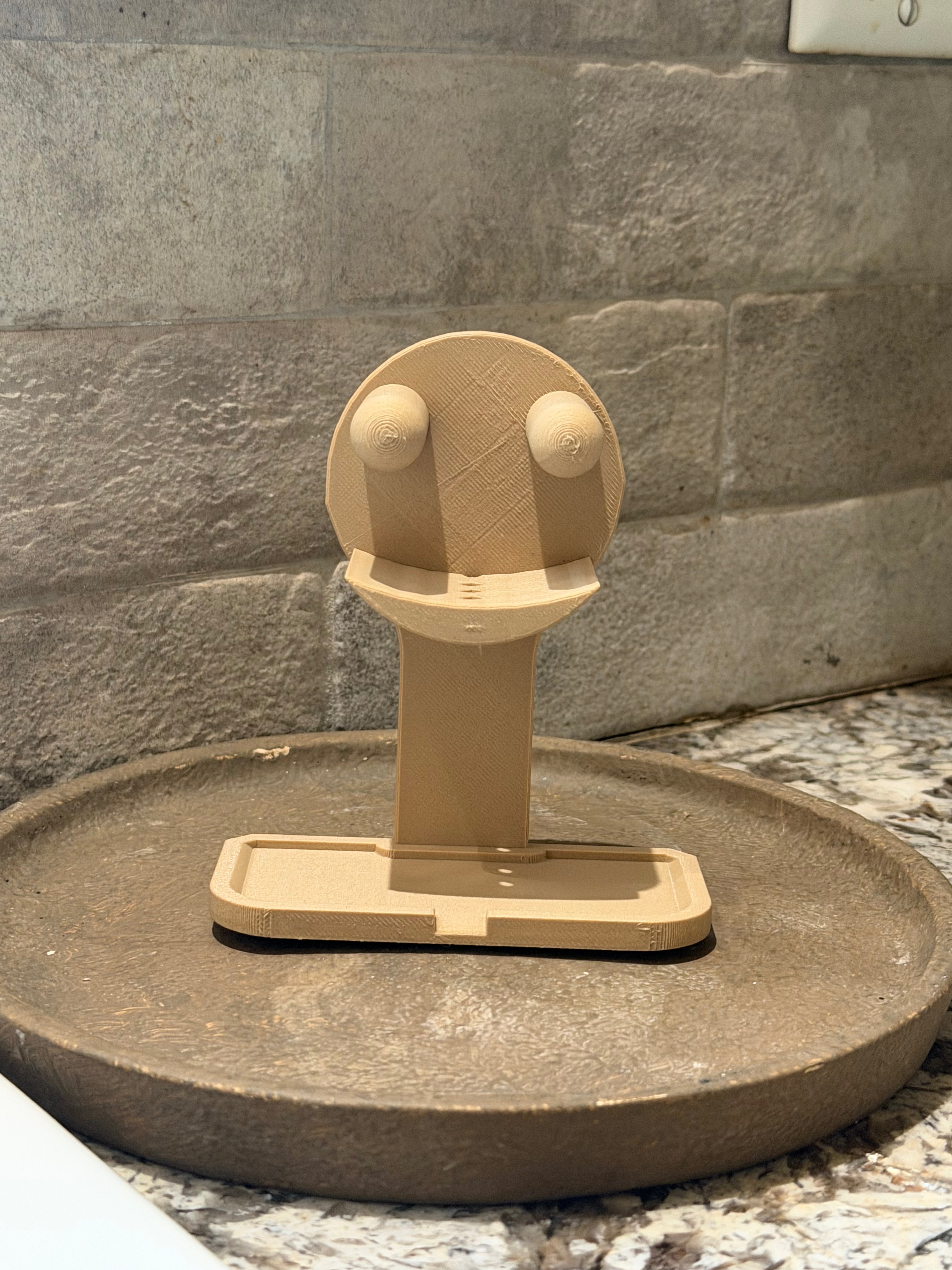 Scrub Daddy Sponge Holder – Minimalist Sink Organizer – 3D Printed Kitchen Accessory – Funny & Functional Gift