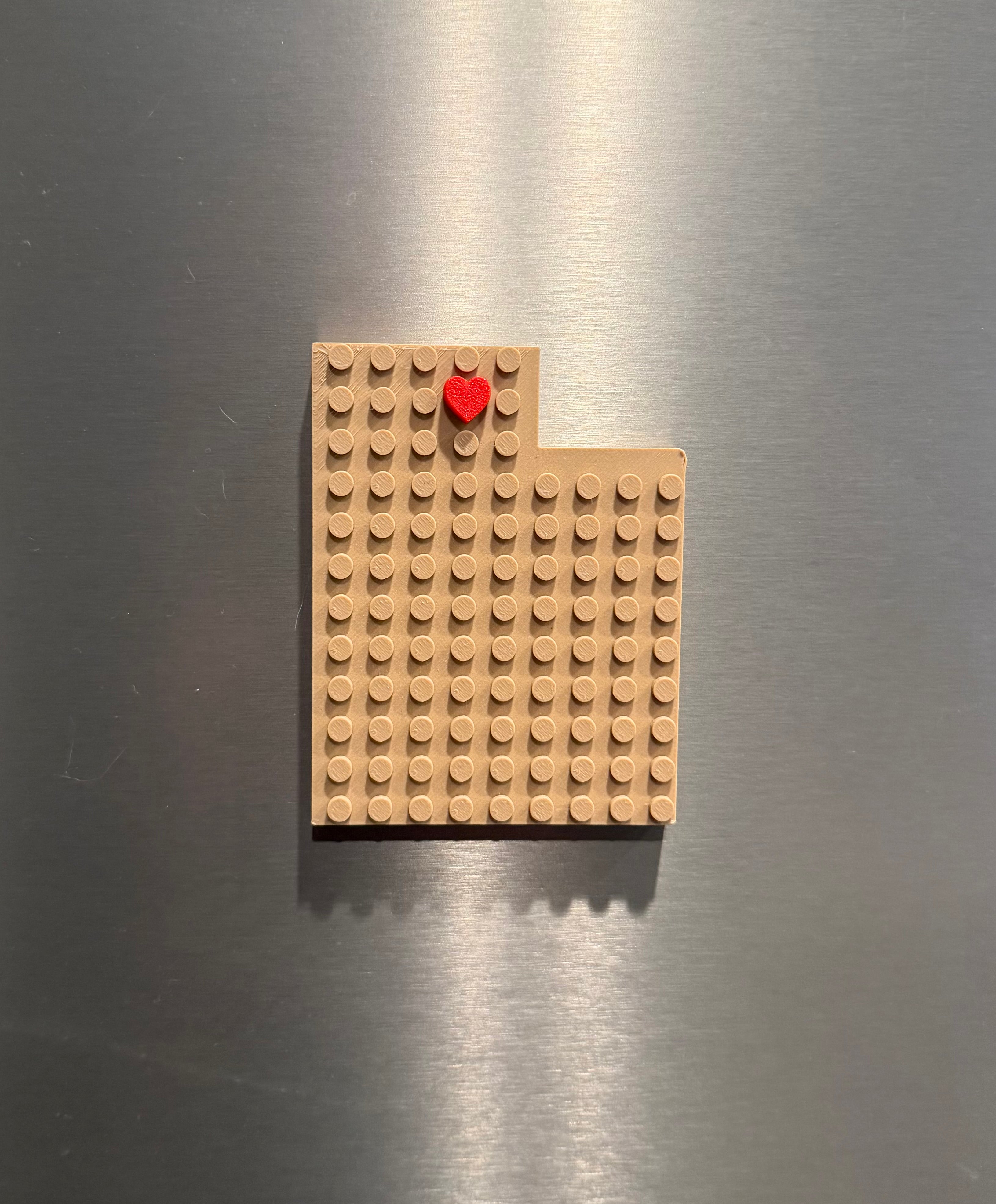 🧱❤️ Home State Brick Magnet (Lego-Style) All 50 States Available!!